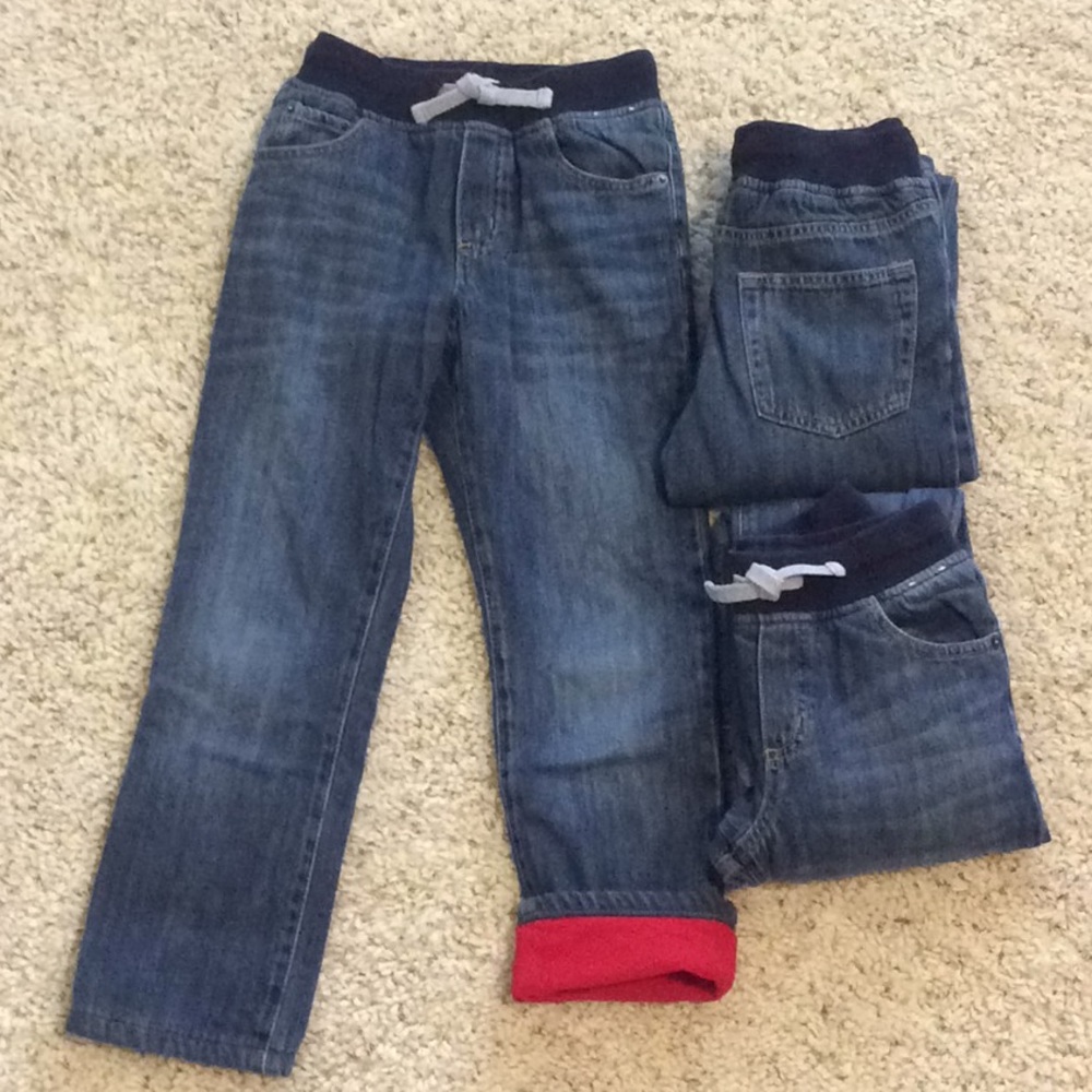 Gymboree fleece lined boys jeans (3 for $18)